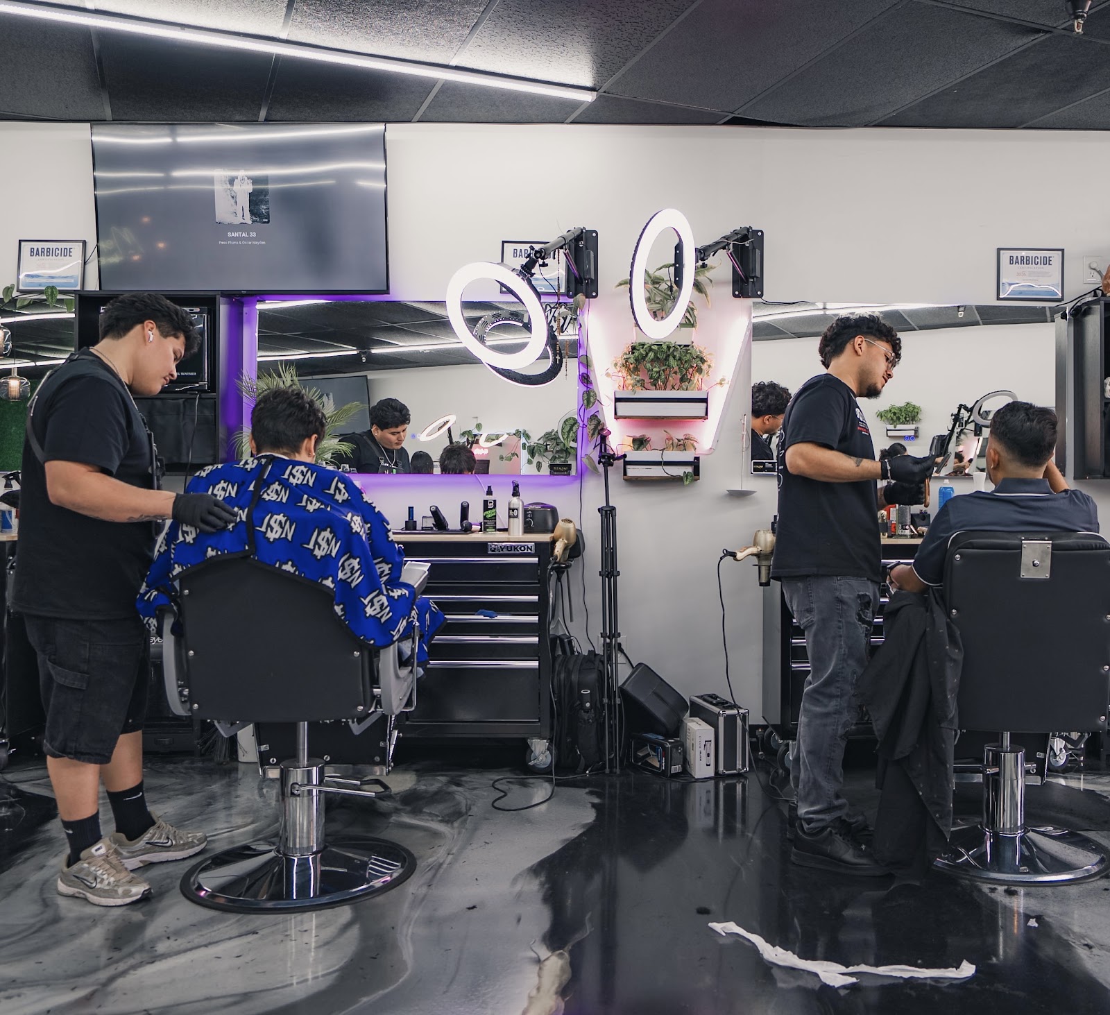 Meraki Barber&Beauty nail work in Marietta, Georgia